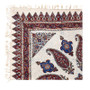 روميزي قلمكار ممتاز عطريان طرح پته لپي  سایز  ۱۰۰*۱۰۰ سانتی متر  کد 0068