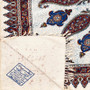 روميزي قلمكار ممتاز عطريان طرح پته لپي  سایز  ۱۰۰*۱۰۰ سانتی متر  کد 0068
