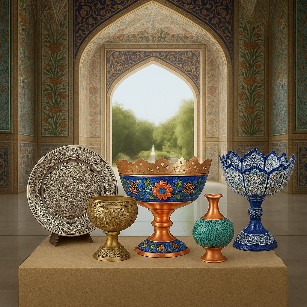 محصولات صنایع دستی فلزی