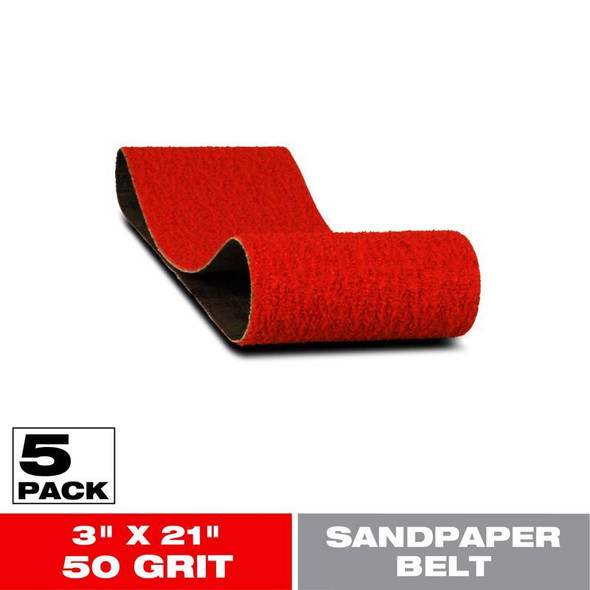 SANDING BELT CRS 50G 5PK