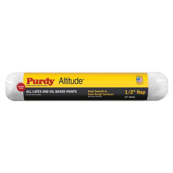 PNT RLR CVR WHT 1/2X14"