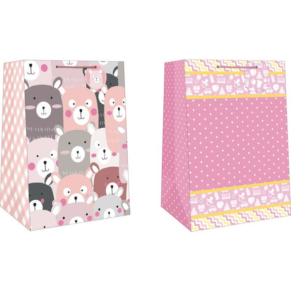 GIFT BAG JUMBO BABY GIRL