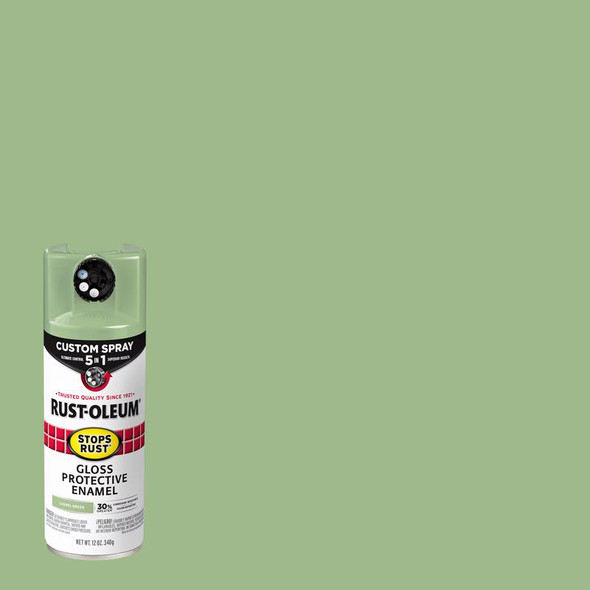 ENML SPRY PNT GRN 12OZ
