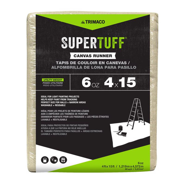 DROPCLOTH 15X4' 6OZ