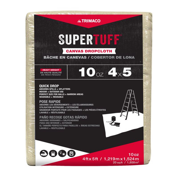 DROPCLTH CNVS 4'X5' 10OZ