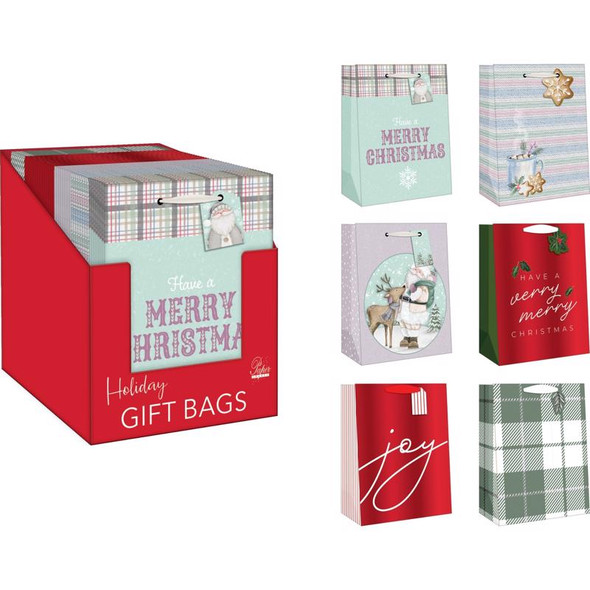 GIFT BAG HLDY TREAT MED
