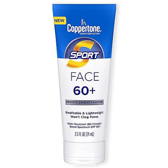SPRT SS FACE 60+ 2.5OZ