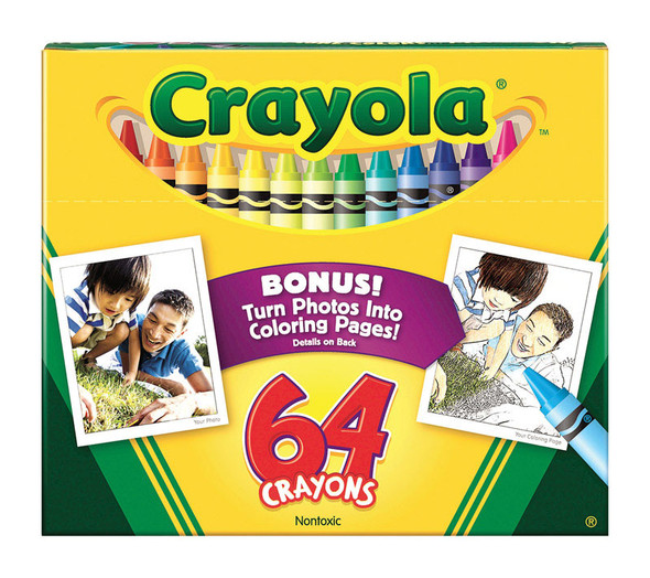 CRAYONS ASST 64PK