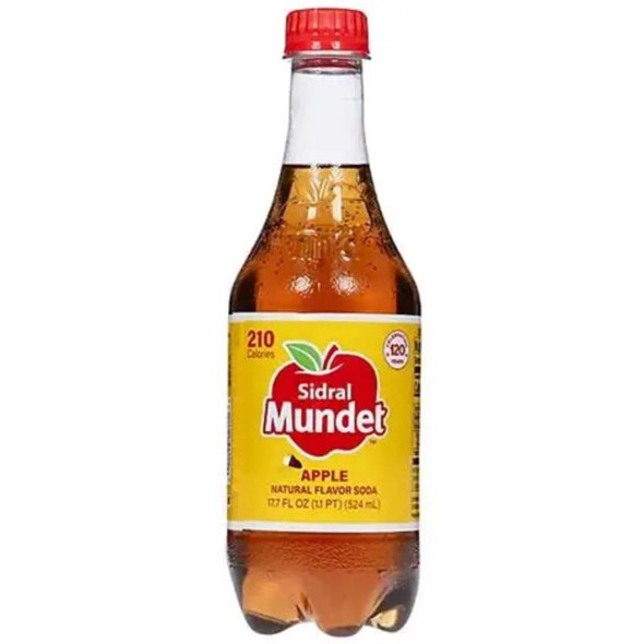SODA APL 17.7OZ