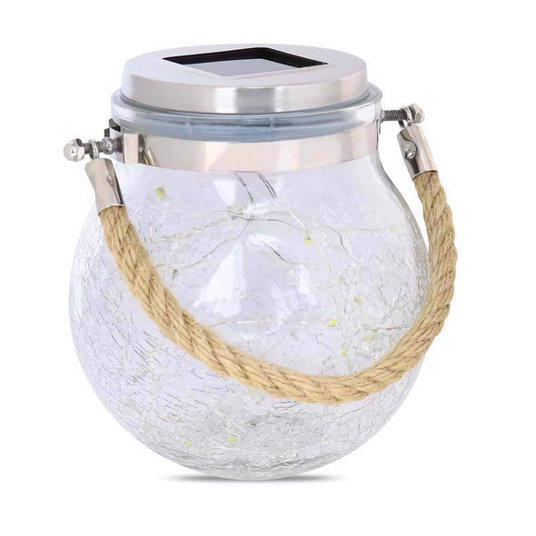 LANTERN SOLR CRK JAR 5"