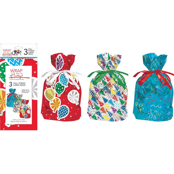 DRAWSTRING GIFT BAG 12"