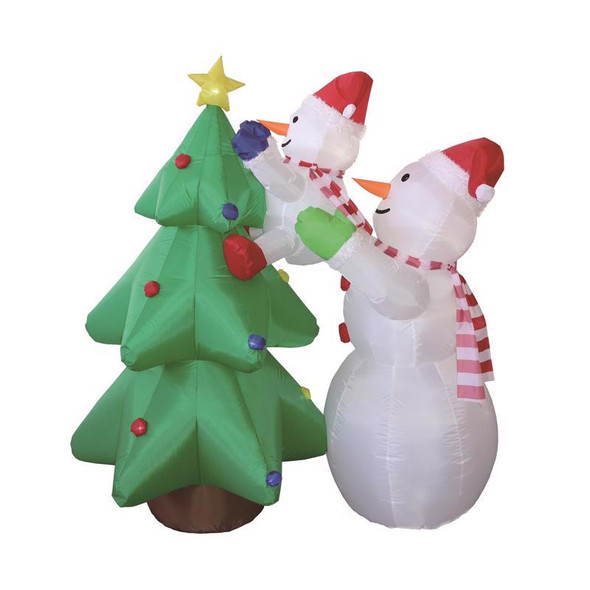 CMAS SNWMN WITH TREE 6'