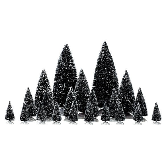 VILLGE PINE TREE 9" 21PK