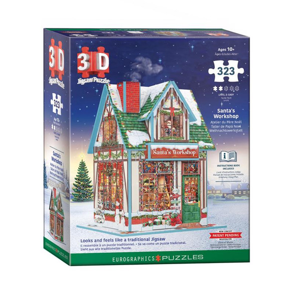 3D JGSW PZL SANTA WRKSHP