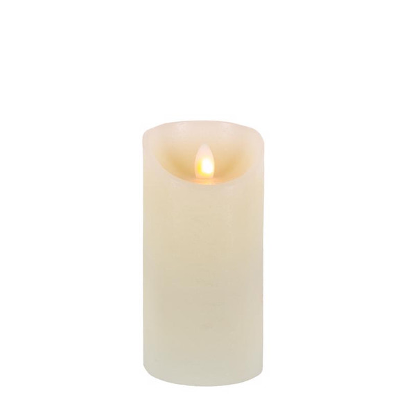LED PILLAR CANDL 6X3"