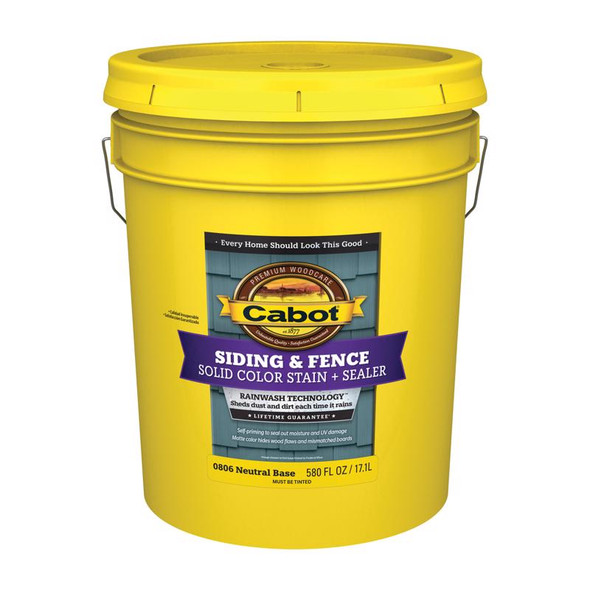 SIDING STAIN ACR NEUT 5G