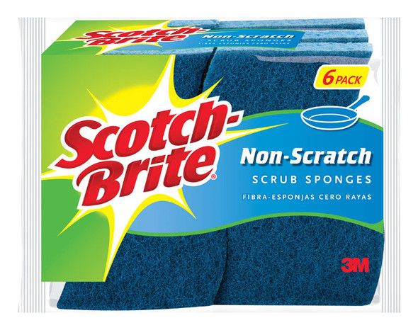 SPONGE SCRUB MLTPRPS 6PK