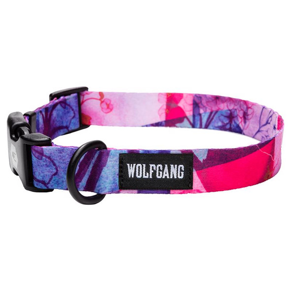 DOG COLLAR MED PNK DAYDR