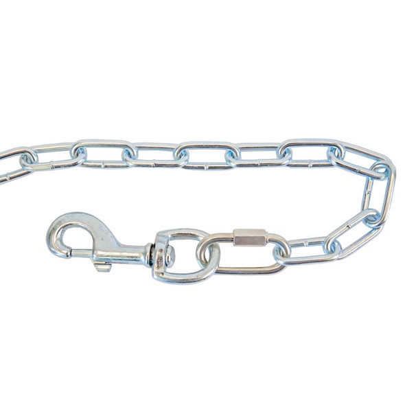 DOG TIE OUT 15' SLVR LG
