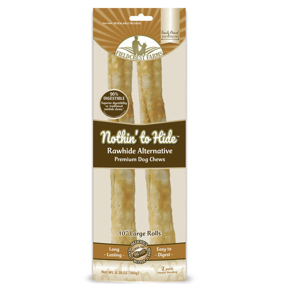 DOG CHEWS PB 2PK FIELDCR