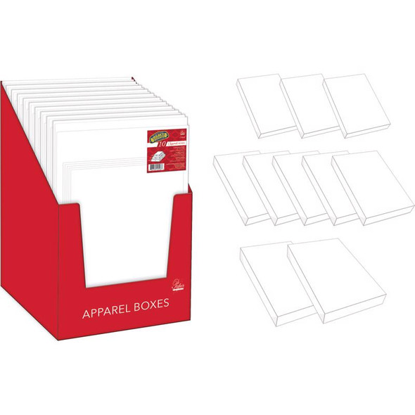 APPAREL BOXES KRAFT ASST