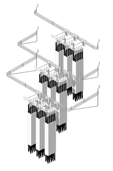 WATERFALL RACK 5" X 36"