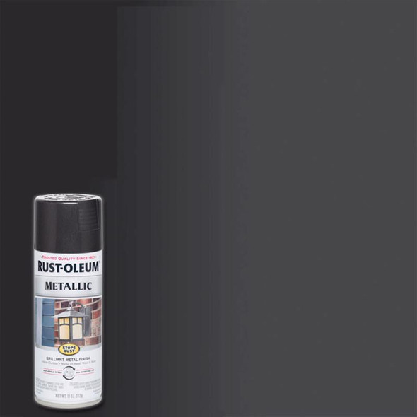 SPRYPAINT METALC BLK11OZ