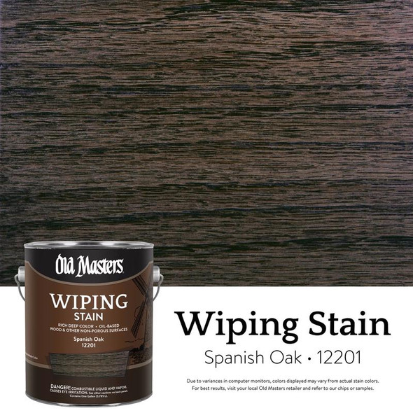 WIPE STAIN SPNSH OAK GL