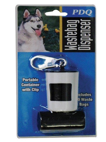 PET WASTE BAG W/DISP BLK