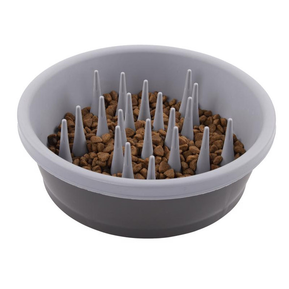 SLOW FEEDER BOWL 48OZ GR