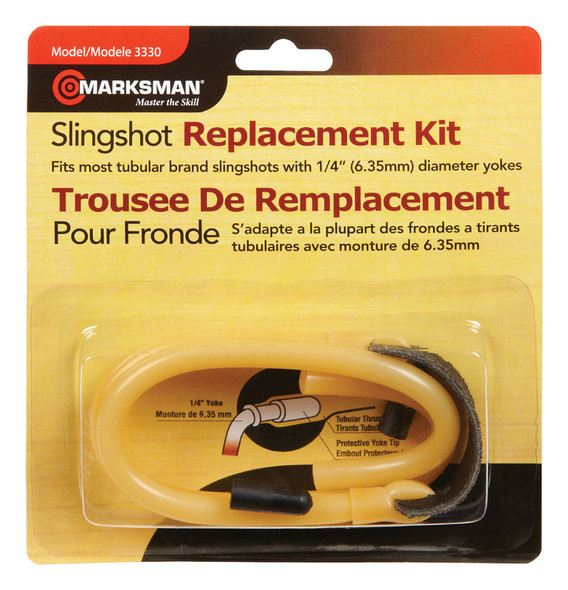 Marksman Slingshot Band & Pouch Set – Replacement Kit for Hunting and Shooting