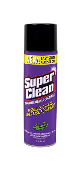 Super Clean Heavy Duty Degreaser Spray 17 oz – Effective Automotive & Garage Cleaner