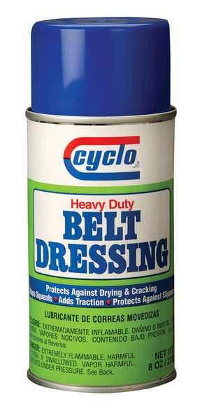 Cyclo Belt Dressing 8 oz - Heavy-Duty Lubricant for Auto & Household Belts