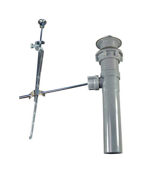 US Hardware P-139C Lavatory Popup Drain with Push Rod, 1.25 inch Diameter, 6 inches Length