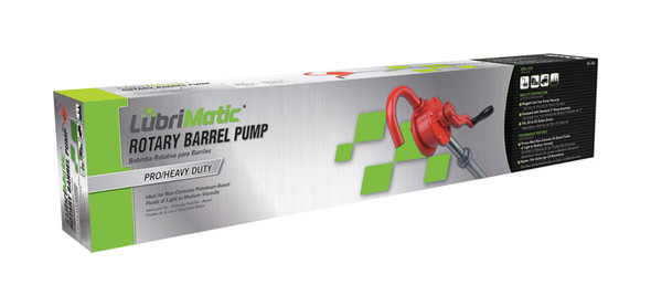 LUBRIMATIC Rotary Barrel Pump Model LUBR55303 for 55 Gallon Drums