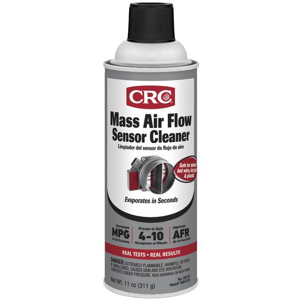 CRC Mass Air Flow Sensor Cleaner Aerosol - Effective Automotive Sensor Cleaning Solution