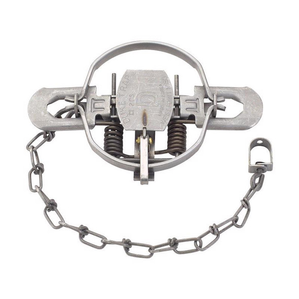 Duke #2 Small Animal Trap - Reusable Foot-Hold Fox Trap for Outdoor Use