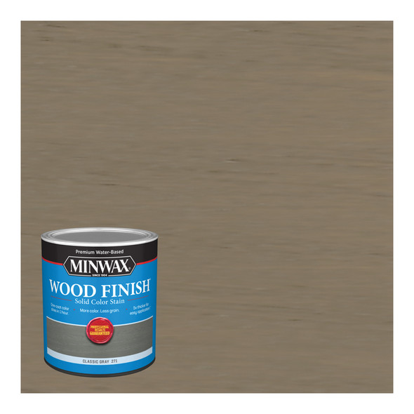WOOD STAIN CLASC GRY 1QT