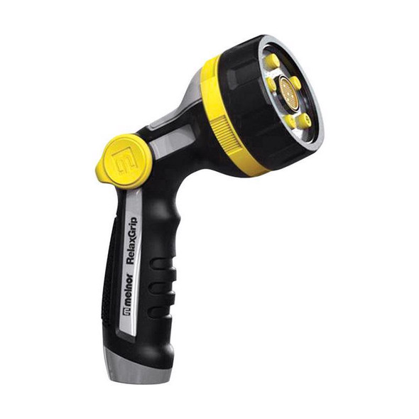 Melnor RelaxGrip 5-Pattern Hose Nozzle with Adjustable Water Flow Control