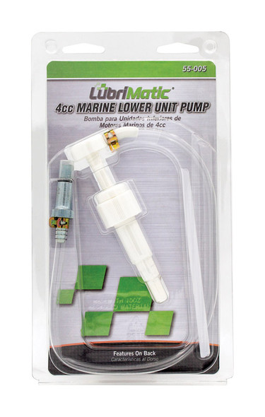 LUBRIMATIC LUBR55005 Marine Pump Lower Unit – Manual Fluid Pump with 18-Inch Hose