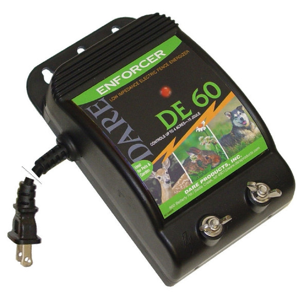 Dare Enforcer DE 60 Electric Fence Energizer – 110V for Agricultural Fencing