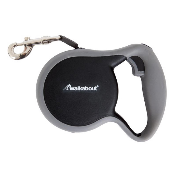 Petmate Walkabout 16 ft Large Retractable Dog Leash in Black