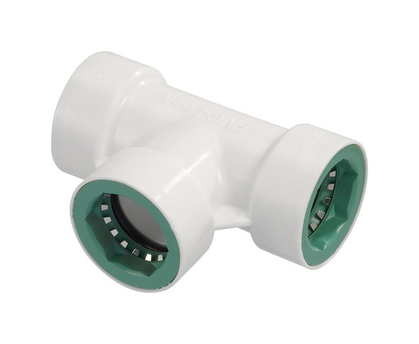 Orbit PVC-Lock 1/2 Inch Push-to-Connect Tee Connector (Part #33770)