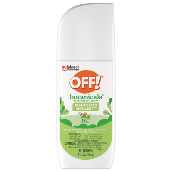 OFF! Insect Repellent Botanicals 4 oz – Natural Mosquito and Gnat Protection