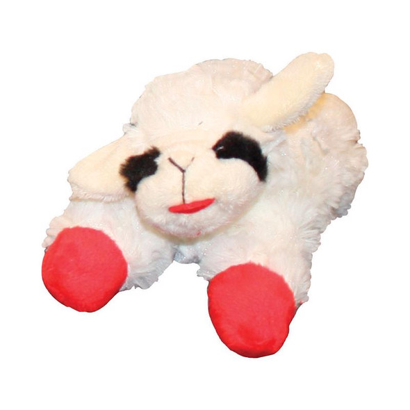 Multipet Mini Lamb Chop Dog Toy - Small Plush Dog Toy for Play and Chewing