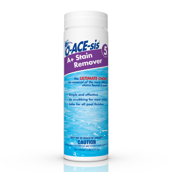 O-ACE-SIS A+ Stain Remover 2 lb Granules for Pool and Spa Cleaning