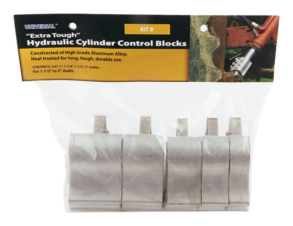 Apache Hydraulic Block Kit Aluminum 39040852 for 1-1/2" to 2" Cylinder Rods