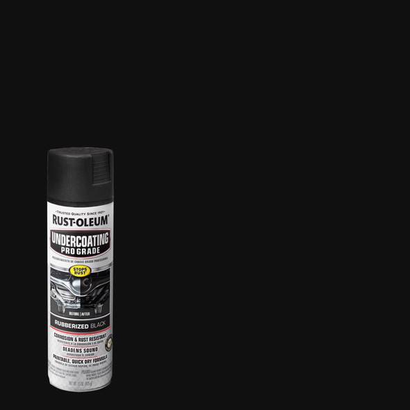 Rust-Oleum Undercoat Pro 15 oz Spray for Automotive Use - Flat Matte Black