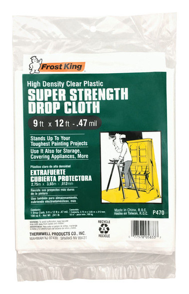 DROP CLOTH 9X12' .47MIL