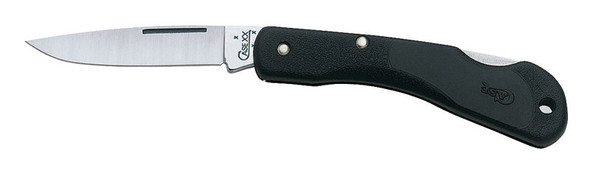 Case Mini Blackhorn Pocket Knife with Lockable Stainless Steel Blade, 3-1/8 Inch Closed
